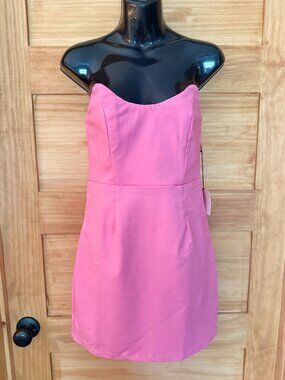 Superdown NWT Bubblegum Pink Sleeveless Mini Dress Women's size S